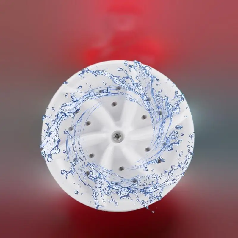 1 Piece Travel Home Business Trip USB Rotating Turbine Portable Mini Washing Machine For Socks Underwear Wash Dishes view 3