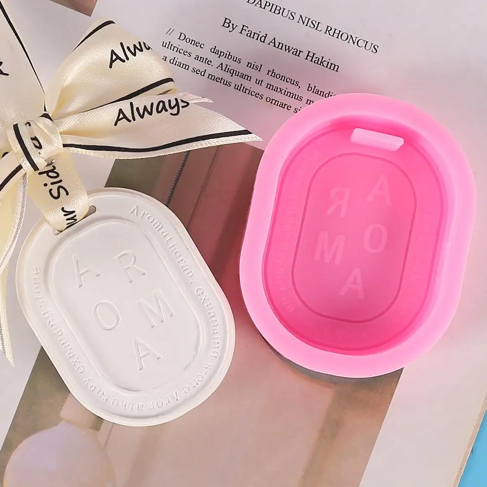 DIY Silicone Soap Molds Car Pendants Multi-purpose Aromatherapy Mould For Making Soap Candles Chocolate Candy Ice Cubes