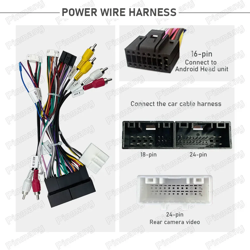 For Hyundai I30 I40 IX35 Veloster KIA Cerato Sorento Soul Sportage Carens Optima Car Radio Wire Harness CAN Bus SPDIF Adapter