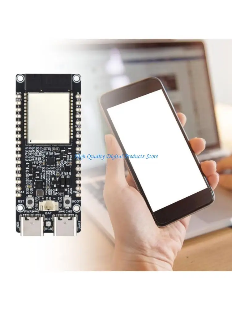 

U2JE Макетная плата C5 2,4 ГГц 5 ГГц Wi-Fi 6 Bluetooth-совместимый адаптер связи для программирования небольшого размера с