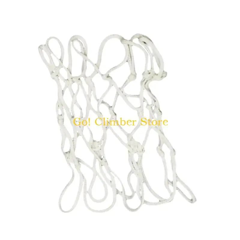 Q84C Nylon świecące felgi do koszykówki siatka 12 pierścieni standardowy rozmiar świecąca siatka do koszykówki Nightlight siatka