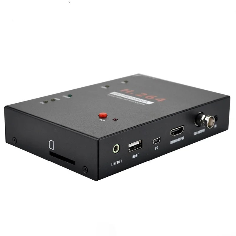 H.264 Pro Recorder  SDI HD  from SDI and Hd-mi Video Capture Encorder Record HD Signal to USB or HDD Support Live Streaming