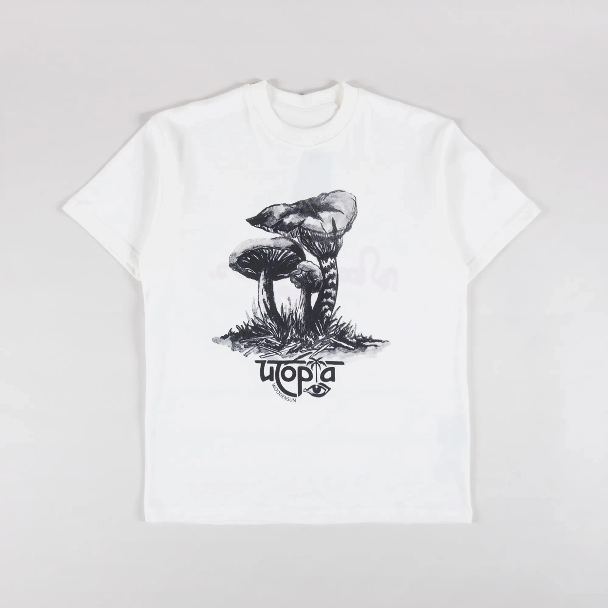 

Mushroom Graphic Printing Summer Autumn Winter Pure Cotton Men's and Women's T-shirts Short Sleeves Luxury Outdoor Sports Brand