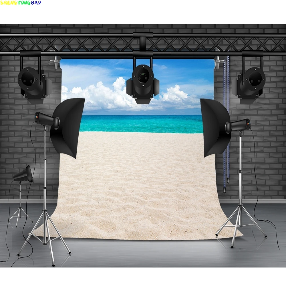 

Beach Scenery Theme Photography Backdrops Props Forest Grassland Street Fairy Tale Photo Studio Background SFJ-05