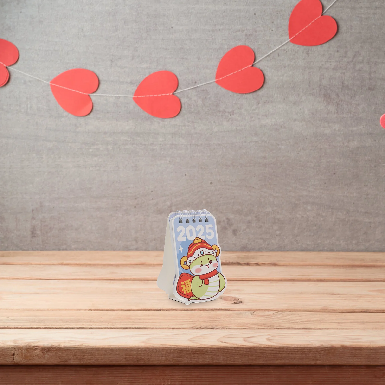 طاولة كرتونية 2025 مكتب صغير 2024-2025 صغير للاستخدام اليومي التقويم الشهري مكتب ديكور المنزل التقويم ملاحظة الدائمة #2