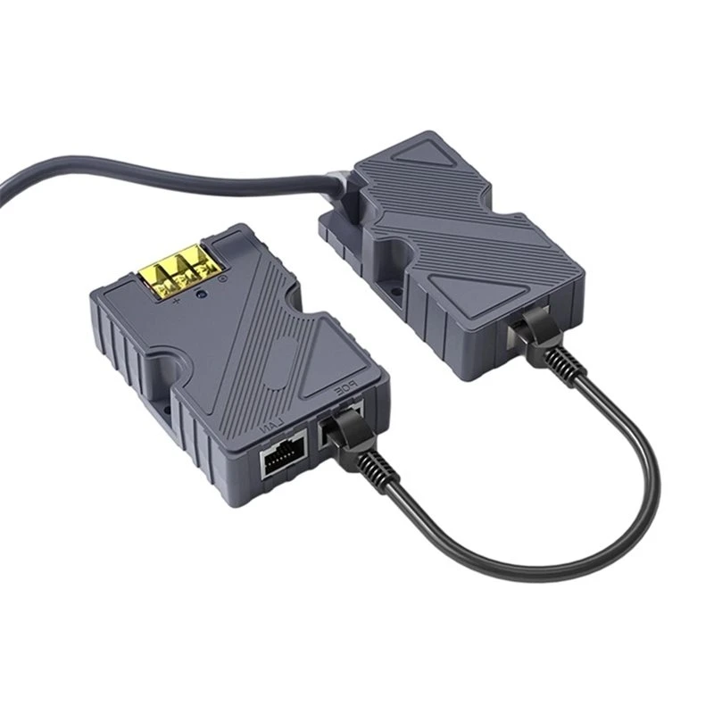 SPX-V2 2-Piece Kit For Starlink Dishy For RJ45 Cable Adapter- Includes SPX To RJ45 Adapter Set And Poe Injector