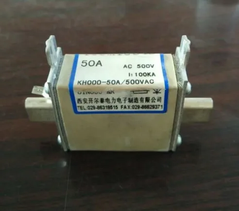 Fuses: KH000 28A 690VAC aR / KH000 25A / KH000 32A / KH000 50A / KH000 80A 690V / KH000 100A / KH000 120A 690V / KBZ000