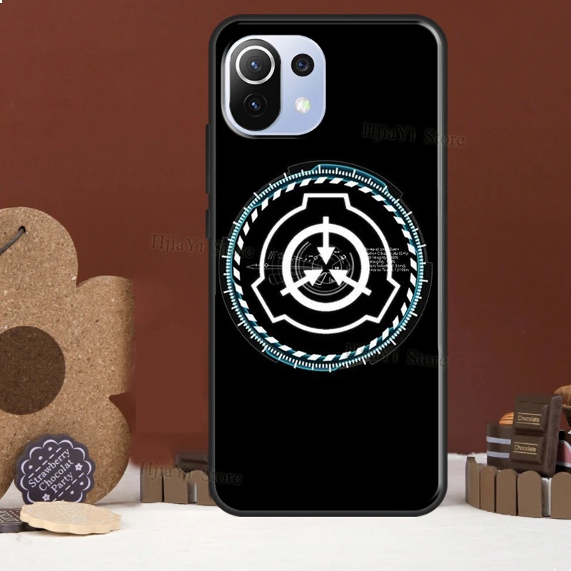 SCP Special Containment Funda For POCO F5 X3 X4 X5 Pro F4 GT C40 F3 Case For Xiaomi 11T 12T Pro 12 X 13 Lite Cover