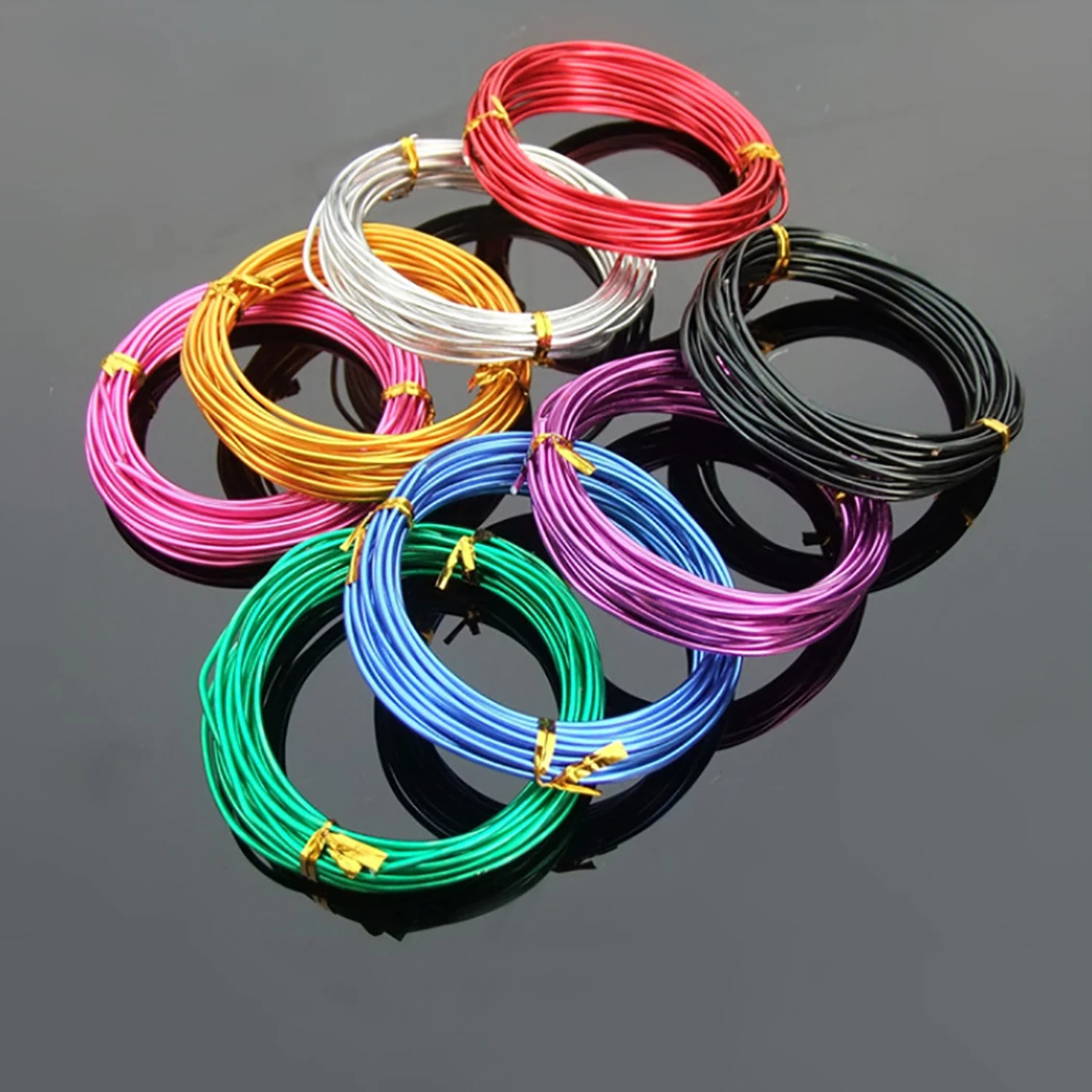 5Meters/Roll 1mm Color Soft Aluminum Wire DIY Manual Model Material Wire Metal Connection Wire Accessories