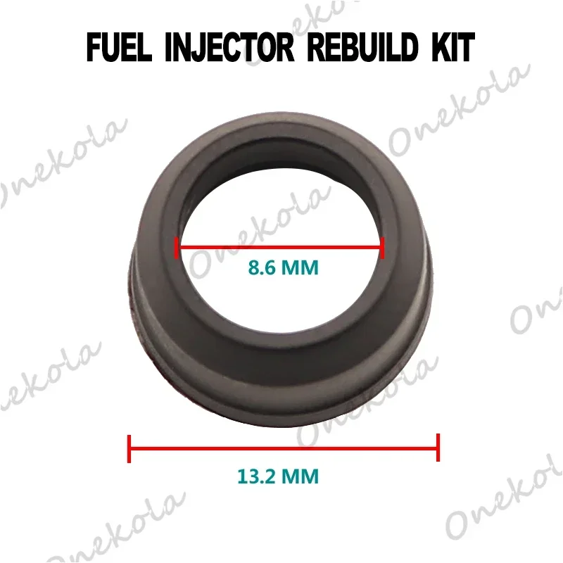 Free shipping 100pieces 13.2*7*8.6mm Fuel injector repair kits pintle cap for Delphi Ford GMC Chevy Truck 4.8L 5.3L 25317628
