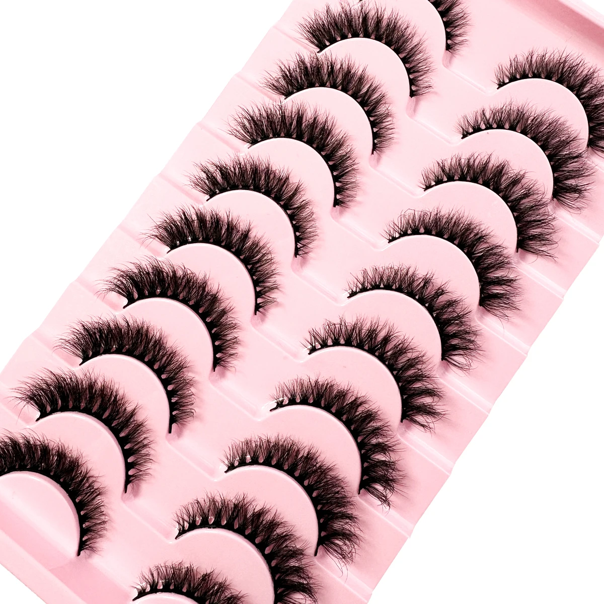 10/7/5/1 ペアナチュラル 3D つけまつげメイクミンクまつげ偽アイまつげフェイク cils メイクアップ美容 maquillaje ツール H13 猫