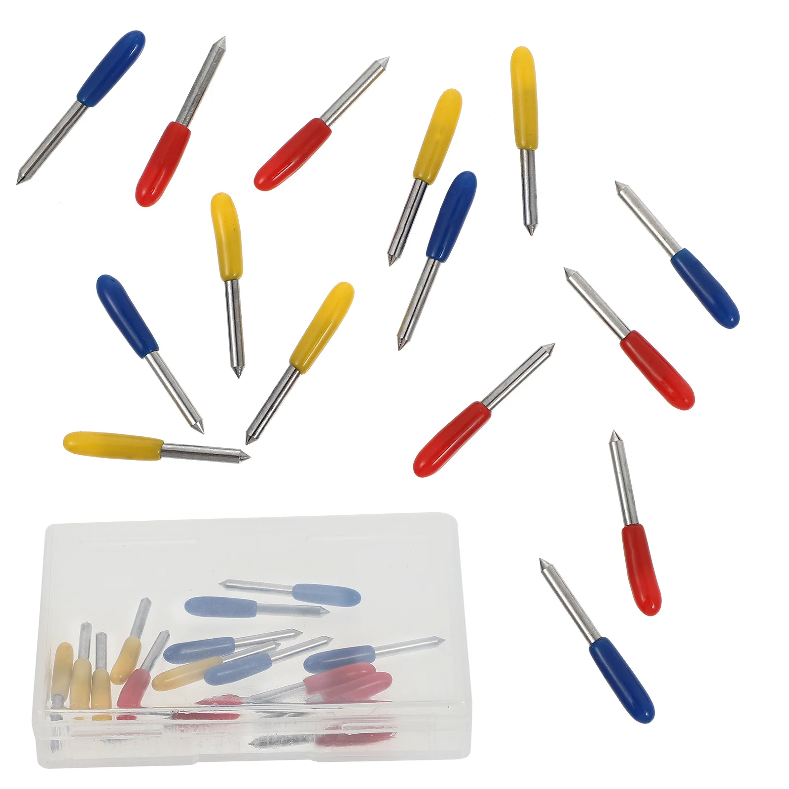 

15Pcs Cutting Machine Replacement Cutters 30 45 60 Degree Blades for Vinyl Lettering Engraving Fabric Tool