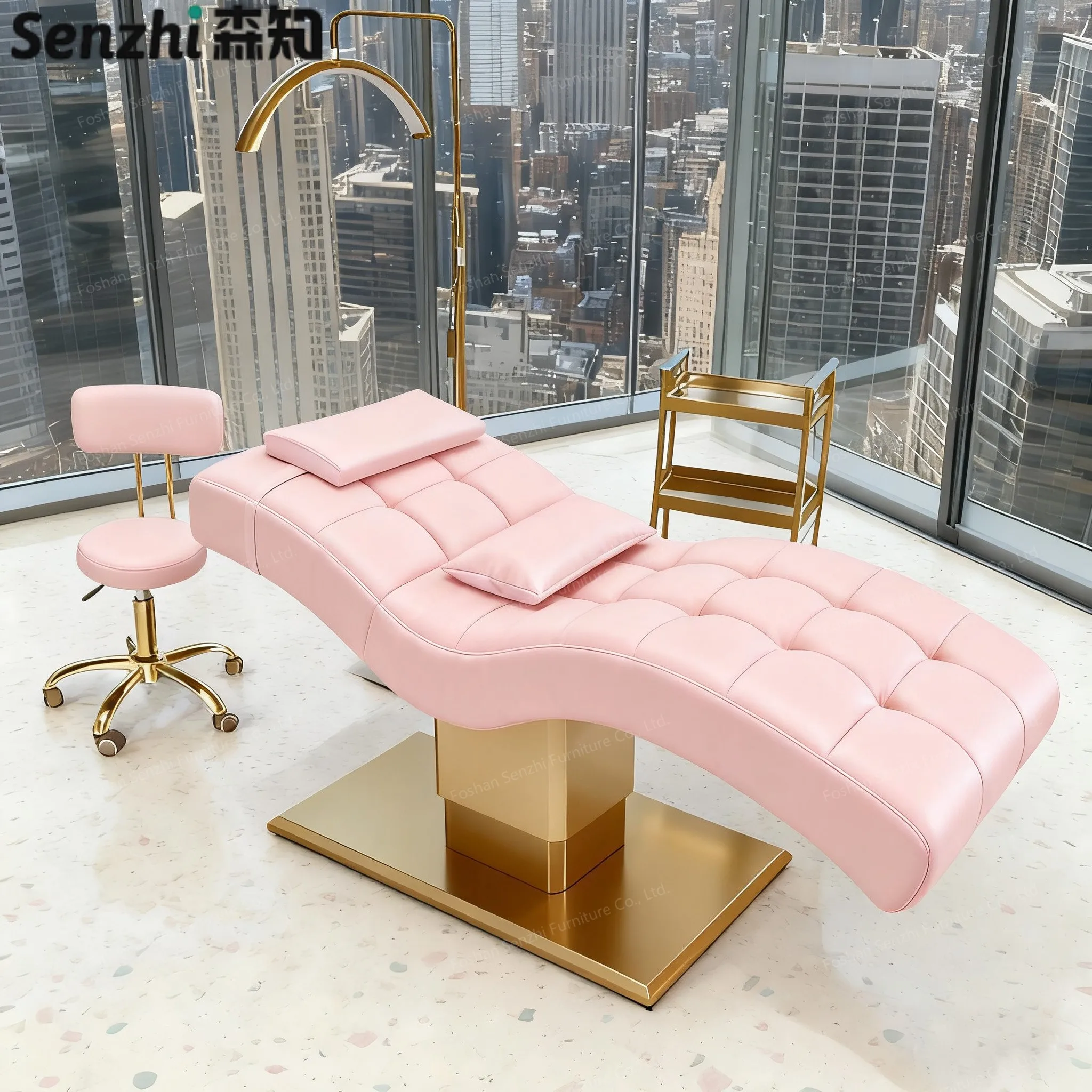 

SENZHI Lash Bed Eyelash Bed Beauty Salon Furniture Electric Beauty Chair Facial Massage Table Bed