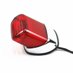 Motorcycle Rear Tail Brake Light Taillight Lamp Assembly for Yamaha XV250 XV400 Virago XV Custom