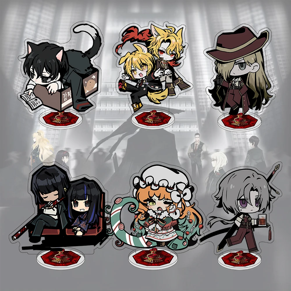 Limbus Company Acrylic Stand Faust Yi Sang Ryoshu Don Quixote Q Version Character Standee  Game Collectible Gift keychain