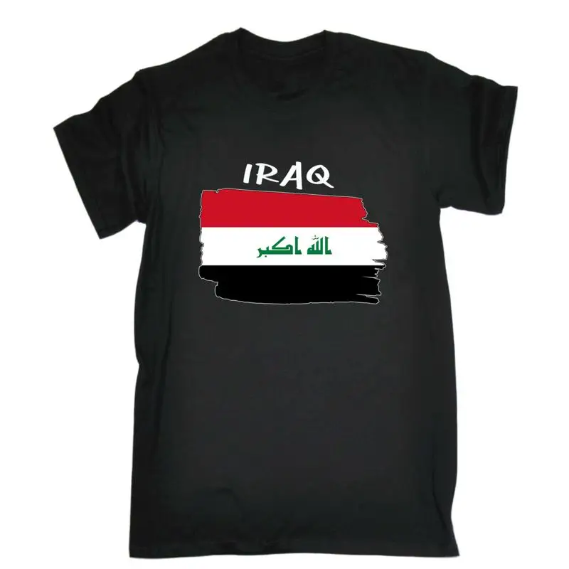 Iraq Country Flag Nationality Supporter Sports Mens T Shirt