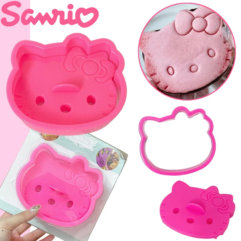 

Sanrio Hello Kitty мультяшная форма для печенья аниме DIY арбузная форма для печенья пластиковый кухонный пресс-инструмент аксессуары для выпечки подарок