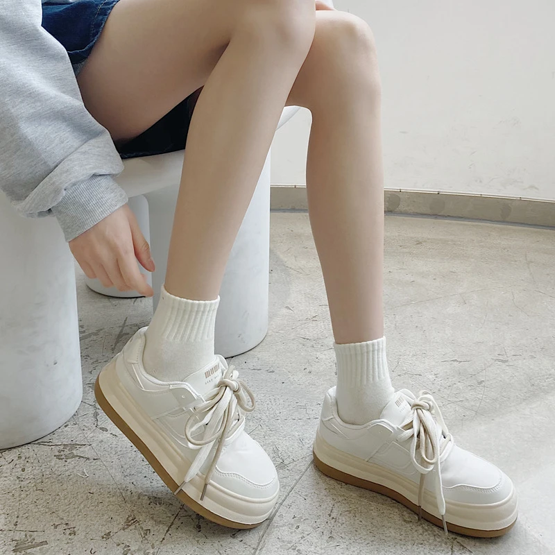 New Fashion Women Men Cotton Kawaii Sport Sock Spring Summer Female Male Casual Couple Socks For Women Men Dropshipping image 3
