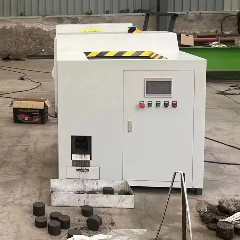 Automatic Hydraulic High Frequency Biomass Waste Charcoal Making Press Bamboo Wood Sawdust Briquettes Machines Customized