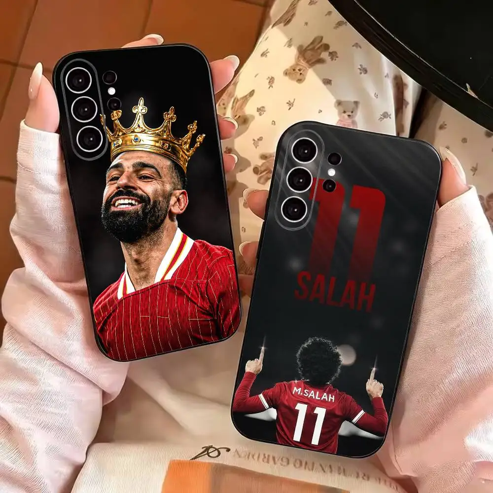 M-Mohamed S-Salah MS Phone Case For Samsung S25,S24,S21,S22,S23,S30,Ultra,S20,Plus,Fe,Soft Silicone Black Cover