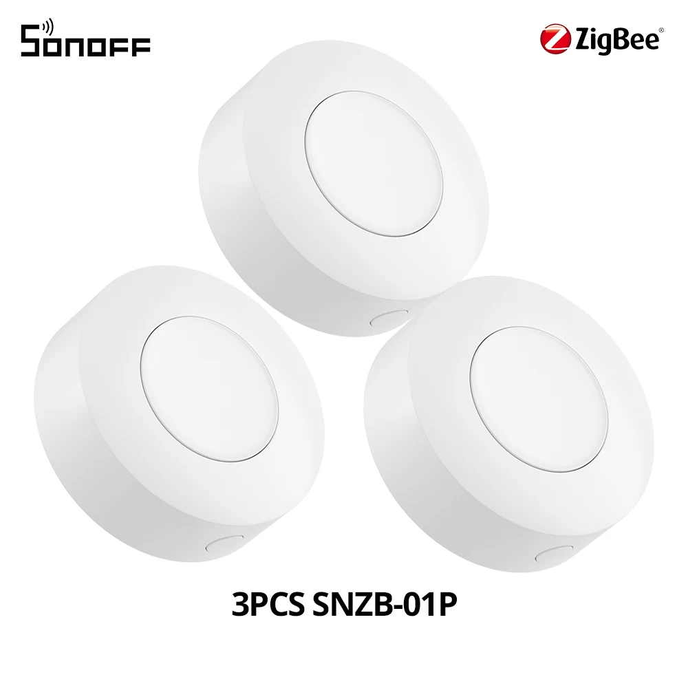 SONOFF SNZB-01P Smart Zigbee draadloze schakelaar 1-10PCS Smart Scene via eWeLink tweewegbediening met TX Ultimate NSPanel Pro Switch