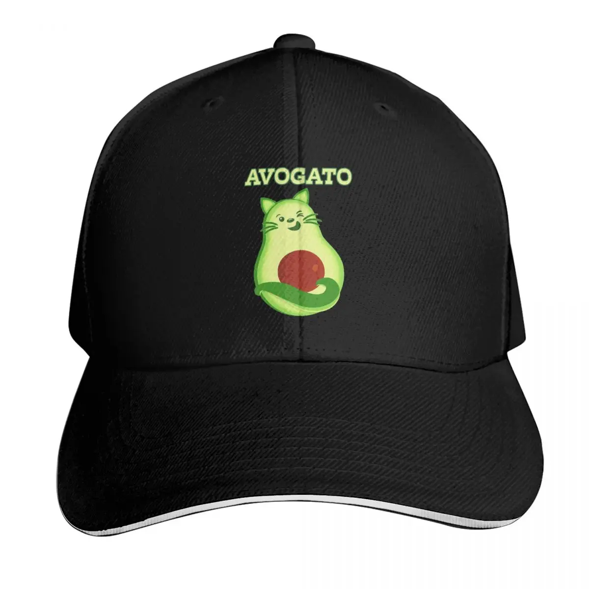 Gorra de béisbol Avogato Cat, bonita y divertida, con diseño de Aguacate Gato, gorras de béisbol informales a la moda, sombrero ajustable, gorras de béisbol unisex de verano estilo Hip Hop