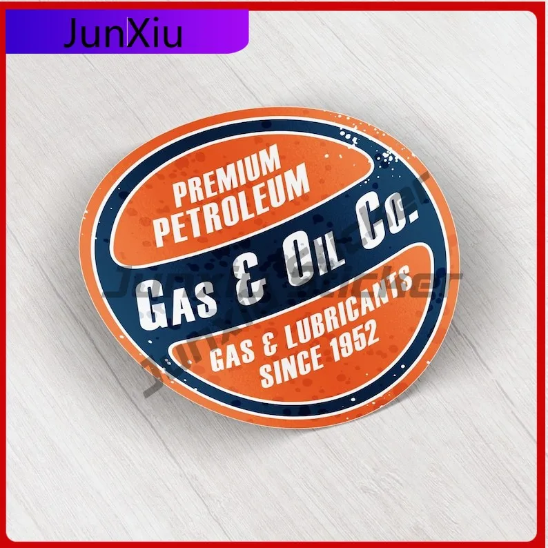 

American Products Gas And Oil Sign Vinyl Sticker Camper Windows Windshield Bumper Occlusion Scratch Decal Accessories Bumper Pvc