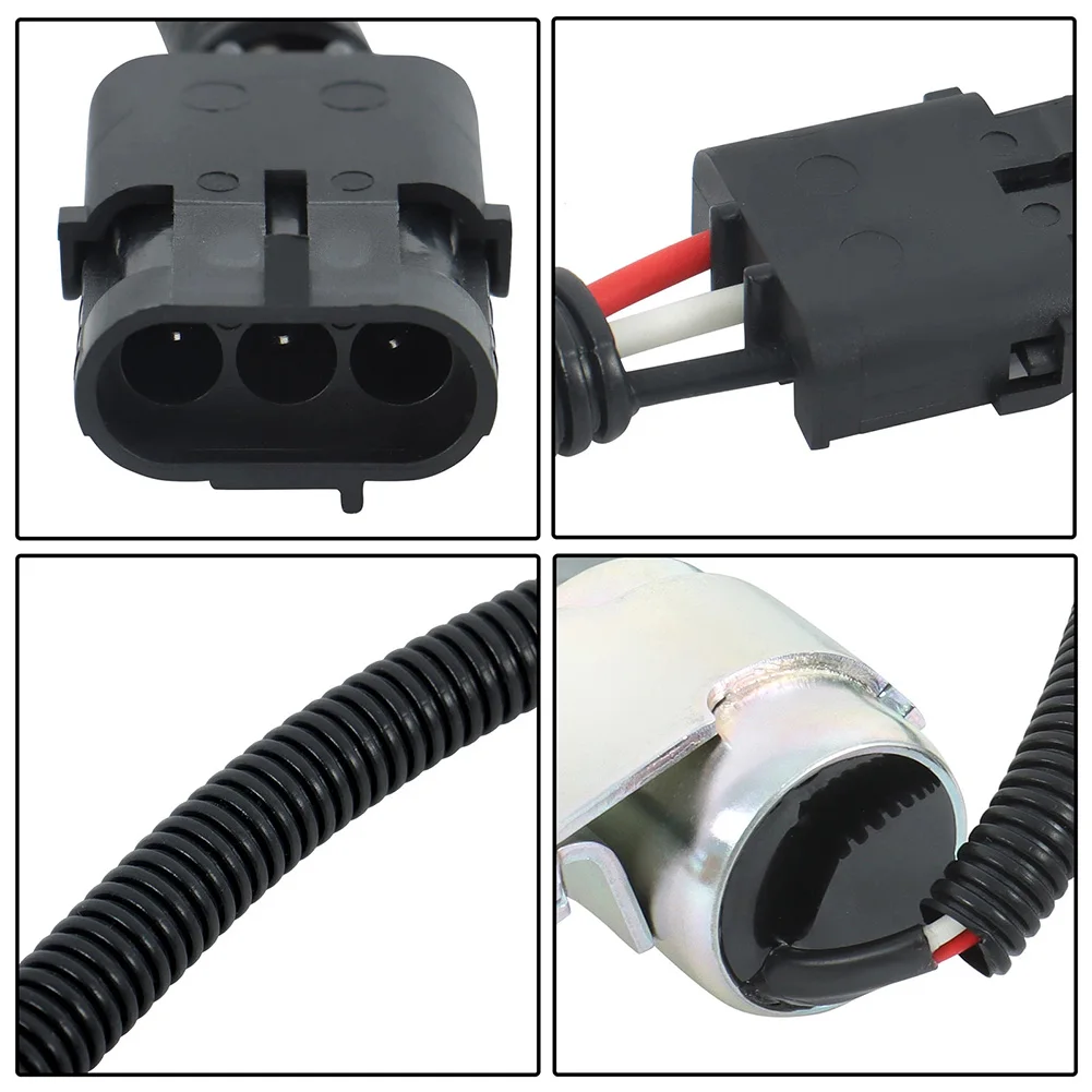 Fuel Shut Off Solenoid Valve 12 Volt Compatible with For Cummins Diesel Engine 4BT 6BT 5 9L Model 3932529 SA475612