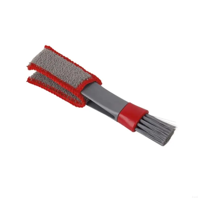 F1CF New Reusable Air Vent Cleaning Brush Waterproof Design Microfiber Tip for Vehicle Homes Appliances Narrow Gaps Maintenance