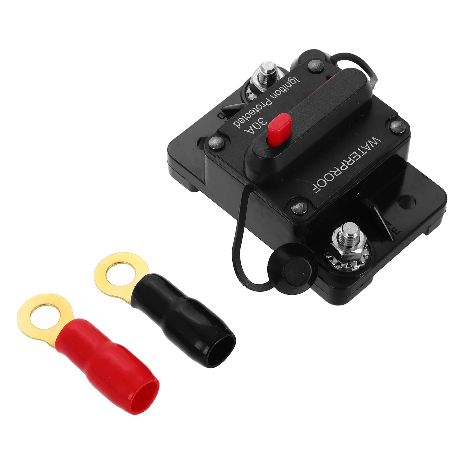 

Circuit Breaker 30 Amp Resettable Manual Reset Dc Automotive Circuit Breaker for Car Audio Marine Rv Boat Solar Panel Trolling