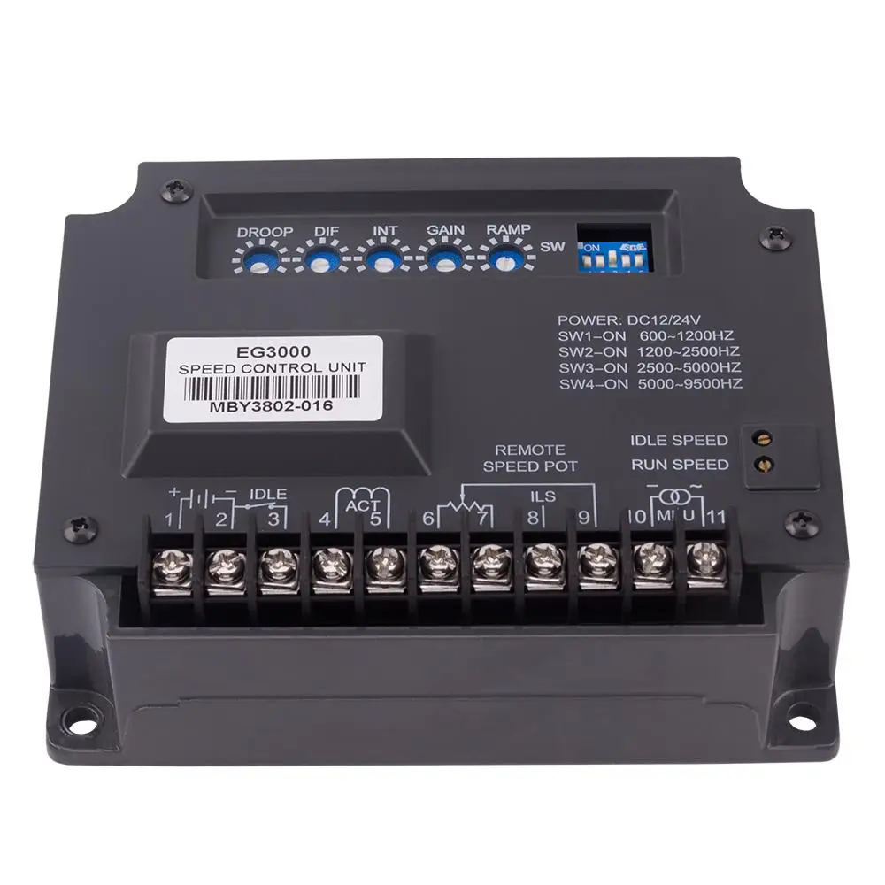 EG3000 EG2000 Generator Engine Governor Speed Controller Module Regulator Electronic Control Panel Brushless Genset Spare Parts