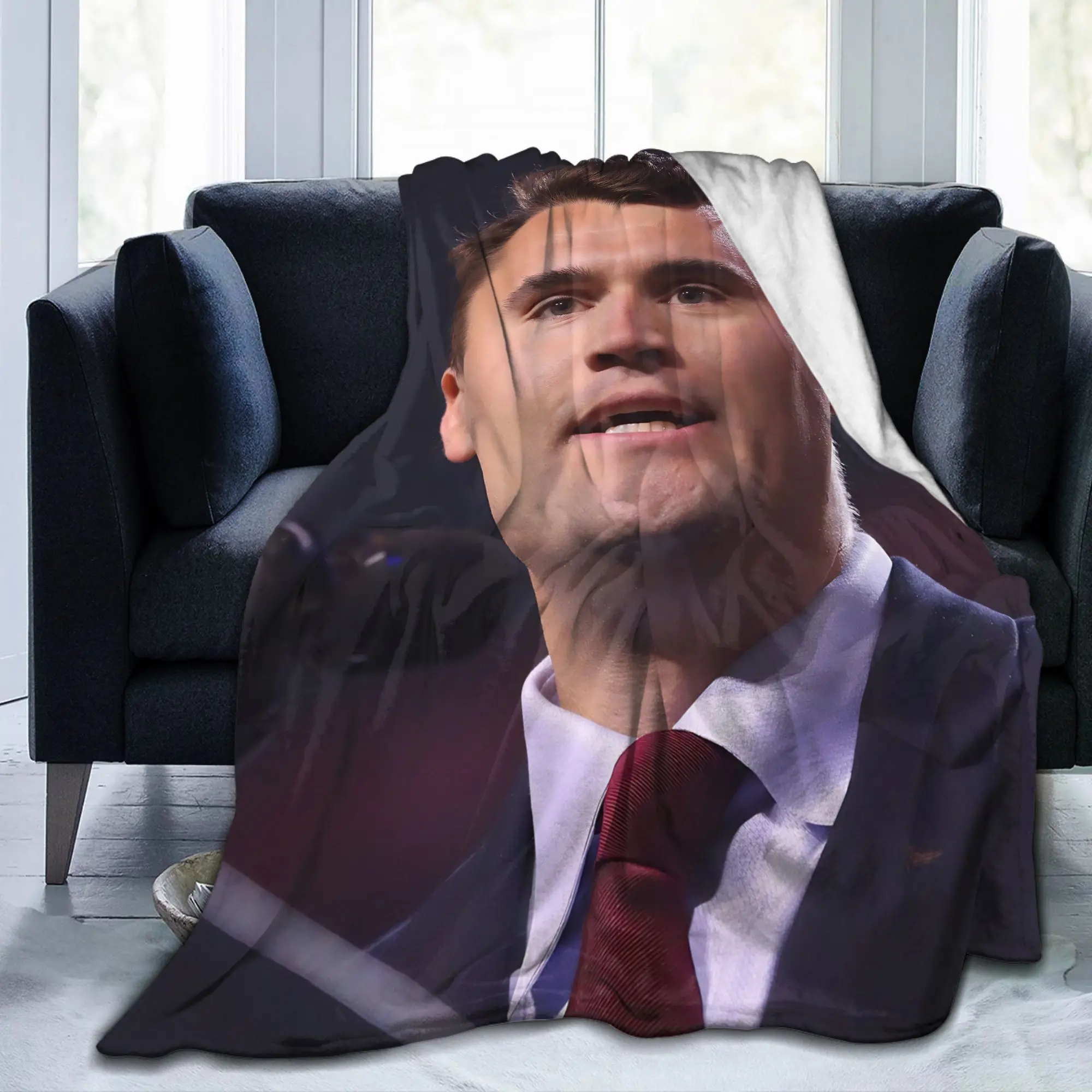 RIP Charlie Kirk Memorial Flannel Throw Blankets A True Patriot Freedom for Bed Knitted Blanket Outdoor Soft Portable Quilt
