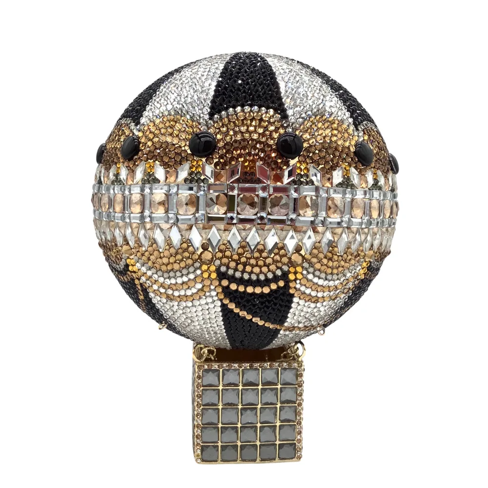 Hot Air Balloon Diamond Dinner Bag Flash Diamond Clutch Women's Bag Balloon Crystal Clutch Rhinestone Purse Bolsos De Lujo Mujer