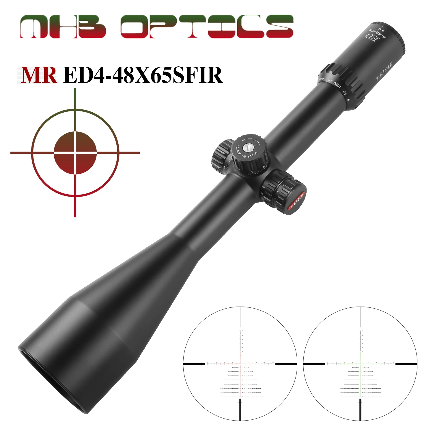 

T-EAGLE-MR ED 4-48X65 Precision Rifle Ultra Close Hunting Optical Sight Ultra Strong Impact Resistance Ultra Clear Imaging