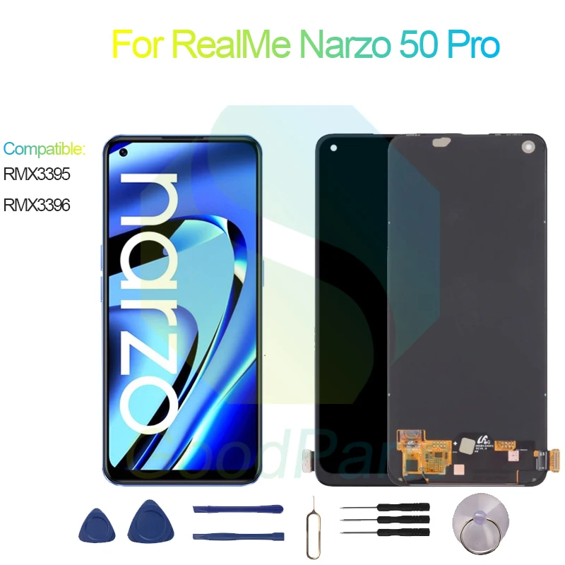 For RealMe Narzo 50 Pro LCD Display Screen 6.4