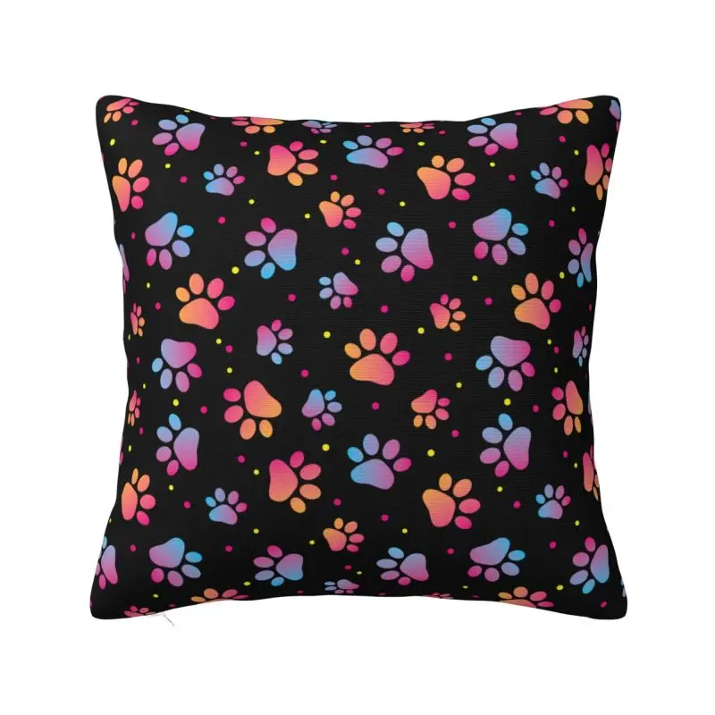 

Nordic Animal Footprint Dog Paw Prints Cushion Cover 45*45 cm Polyester Throw Pillow Case Home Decorative Sofa Chair Pillowcase