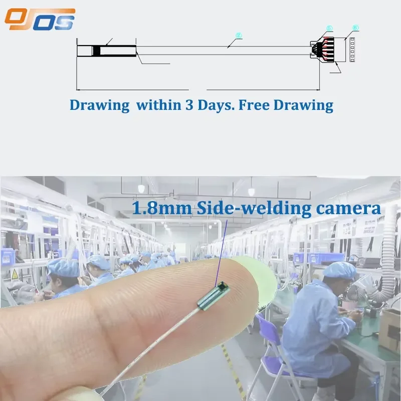 AP08 for 1.2mm Mini Medical Camera 400x400p Close-focus Inspection Videoscope for Vet 0.9mm 1mm Camera