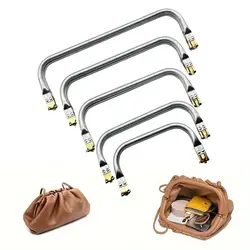 Metal Aluminum Tube Frame For Clutch Bags Durable Metal Tube Frame Bag Handle Replacement Clutch Bag Parts Bag Frame For Wallet
