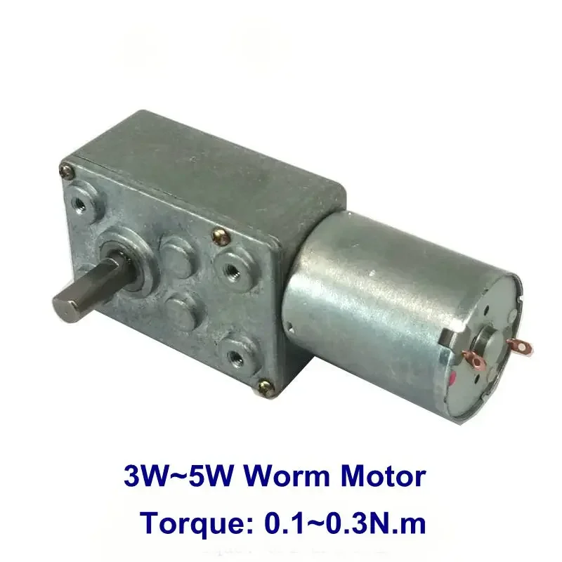 Gear Motor Hollow China Electric 200W 12V 24V Dc Worm Geared Motor