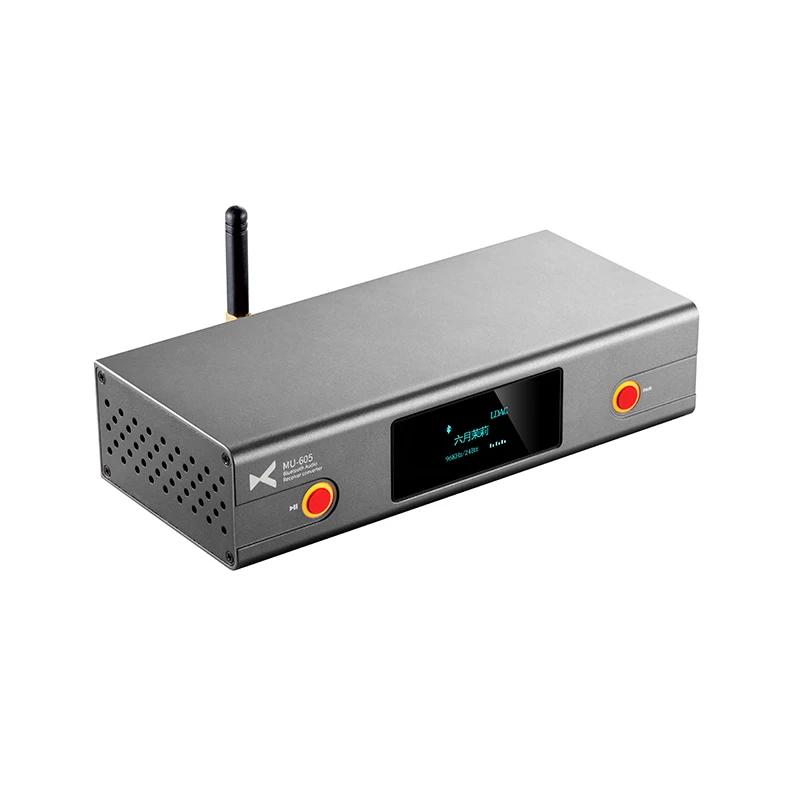 XDUOO MU-605 HD Bluetooth 5.1 Dual DAC Chip Audio Receiver Converter PCM24Bit/96kHz Support SBC AAC aptX aptX LL aptX HD  LDAC