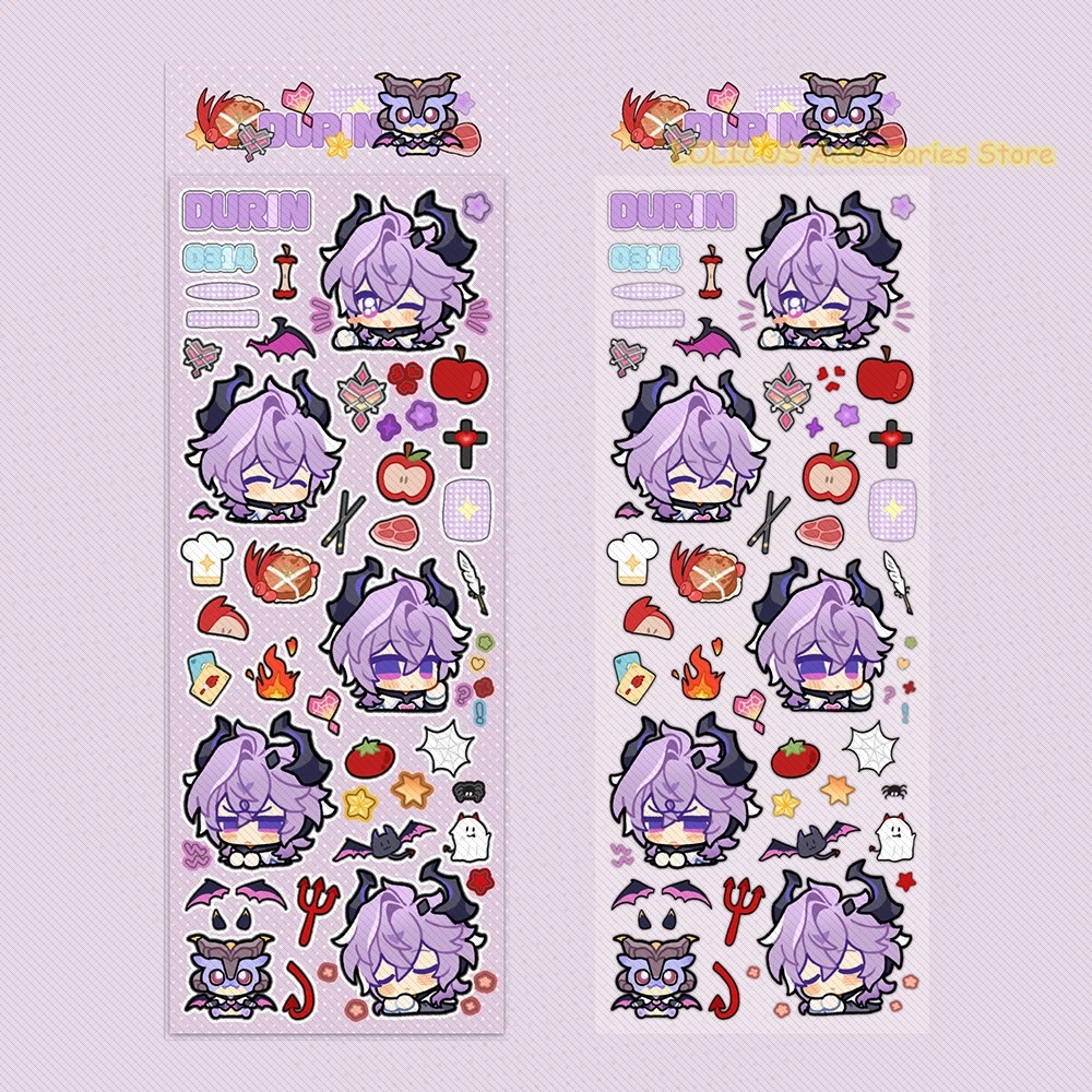 Lohen Durin Balladeer Flins Anime Genshin Impact Cartoon DIY Stickers Waterproof Luggage Mobile Phone Paster Decal Decor view 4