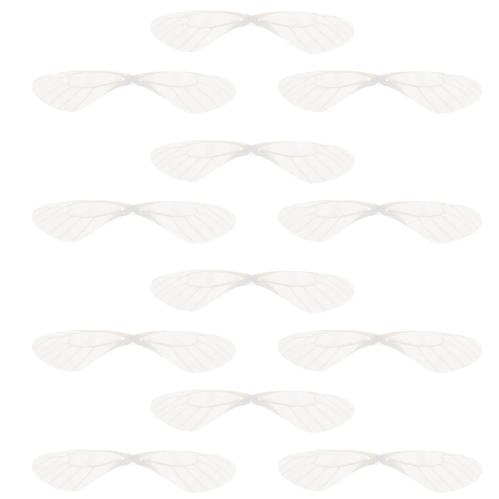 

20Pcs Artificial Dragonfly Wing Pendants Exquisite Simulated Wing Craft for Jewelry Making DIY Hair Accessories Light Compact