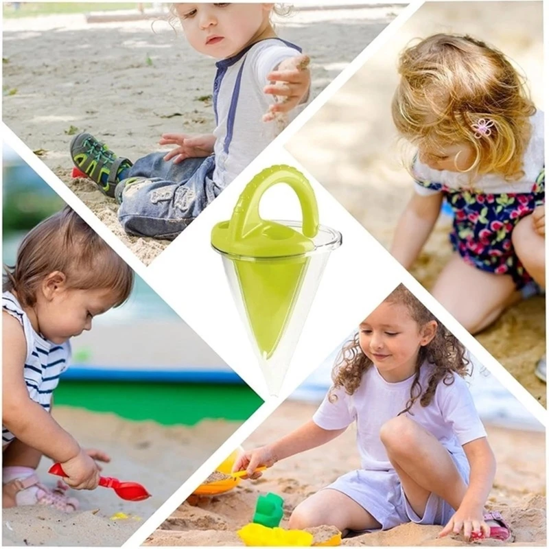 Strand-Verschüttetrichter, Strandspielzeug für Kinder, Geschenke, Kleinkinder zum Verschütten von Sand, Spiel-Gadgets-Zubehör