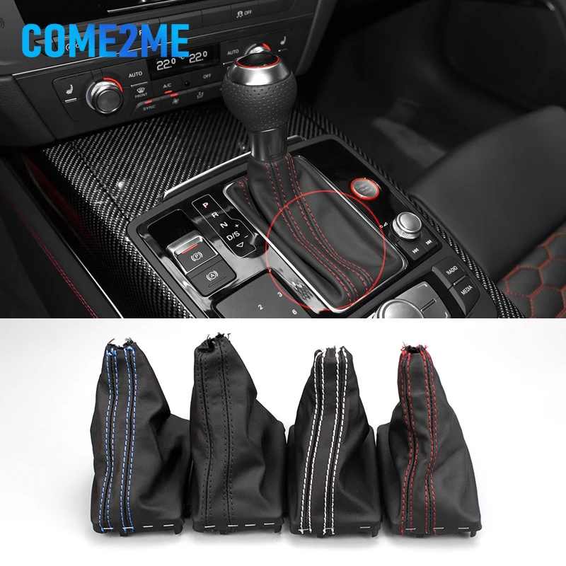 for Audi A3 S3 RS3 Q5 S6 RS6 A4 A5 A7 A6 Golf 7 7.5 GTI Automatic Gear Shift Knob leather Shift Lever handball