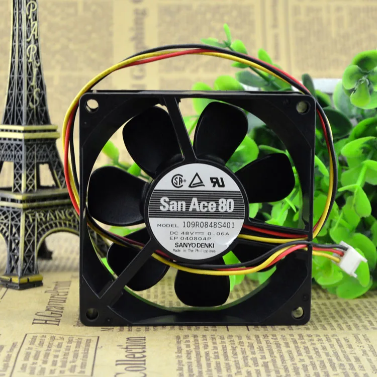 NEW ORIGINAL 109R0848S401 48V 0.06A 8025 80*80*25mm 8cm COOLING FAN