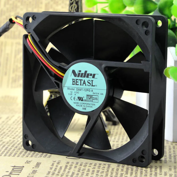 

D09T-12PG A 12V 0.25A 9CM 9025 909025 FAN