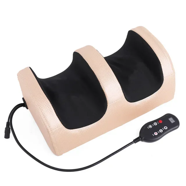 For Electric Foot Massager Machine Heating Therapy with Remote Control Shiatsu Kneading Roller Vibrator Deep Muscles