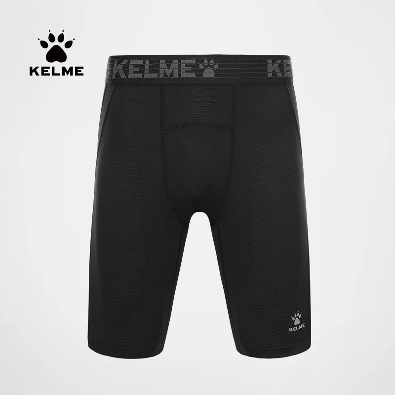 KELEM Sports Underwear Men\'s Five-Point Pants Quick-Drying Breathable High-Elastic Fitness Thin Football Tackle Pants 8251TL1001