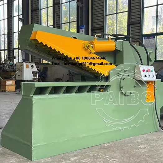 Hydraulic Alligator Metal Cutter Hydraulic Crocodile Shear Scrap Steel Processing Equipment - Sustainability Rebar Cutter