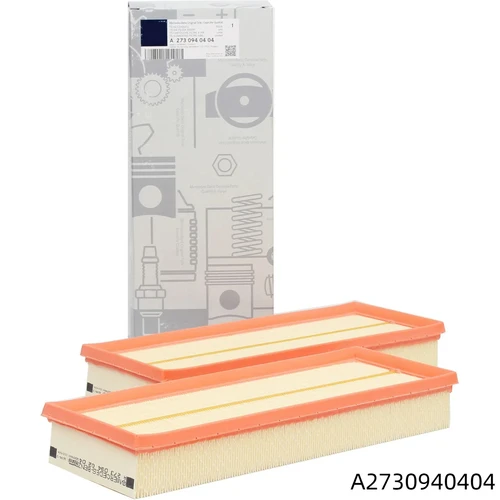 2 uds elemento limpiador de filtro de aire de coche A 2730940404   Para Mercedes Benz W203 W204 W211 W212 W221 C240 C280 C300 E320 S350 CLC/K ML GLK